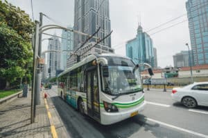  blockchain bus upgrades china firm seven stars 