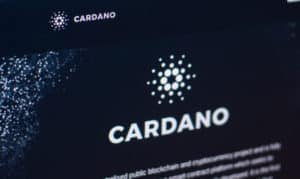 Logo of Cardano on homepage. Source: shutterstock.com