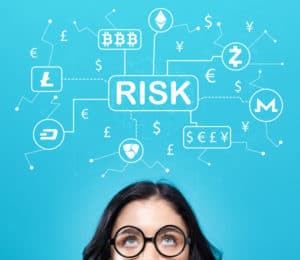 Cryptocurrency risk concept. Source: shutterstock.com