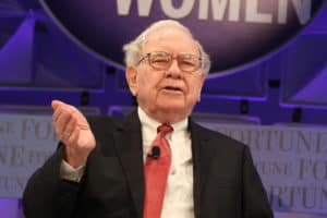 Laguna Niguel, CA, USA; October 8th, 2014; Warren Buffett, Chairman/CEO of Berkshire Hathaway speaks during the 2014 Most Powerful Women Summit. Source: shutterstock.com