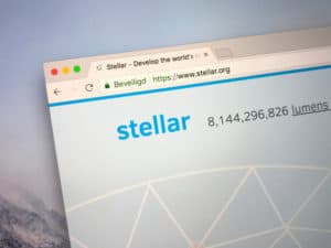 Amsterdam the Netherlands September 10 2018 Website of Stellar protocol for digital currency.