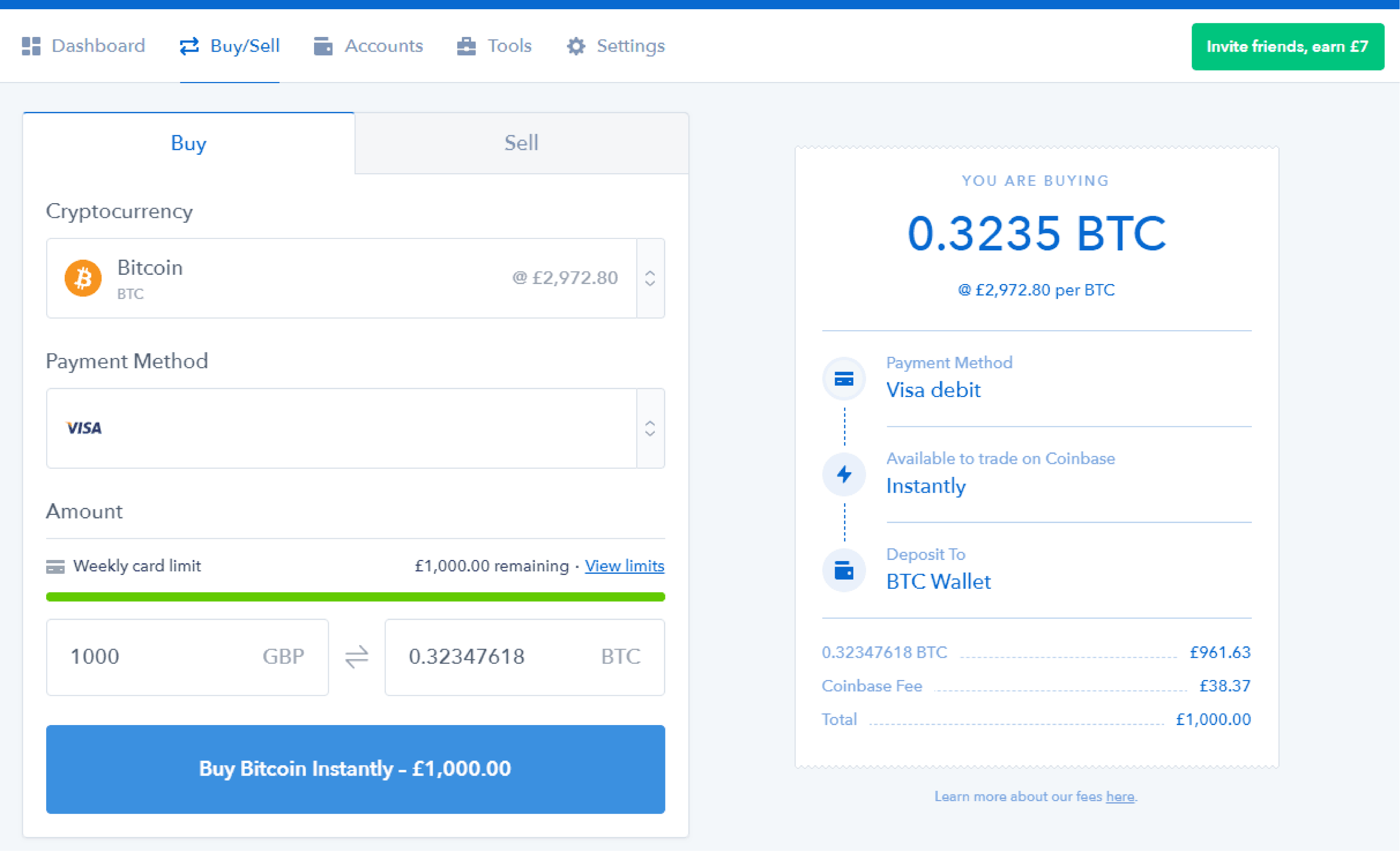 coinbase your deposit was canceled due to insufficient funds