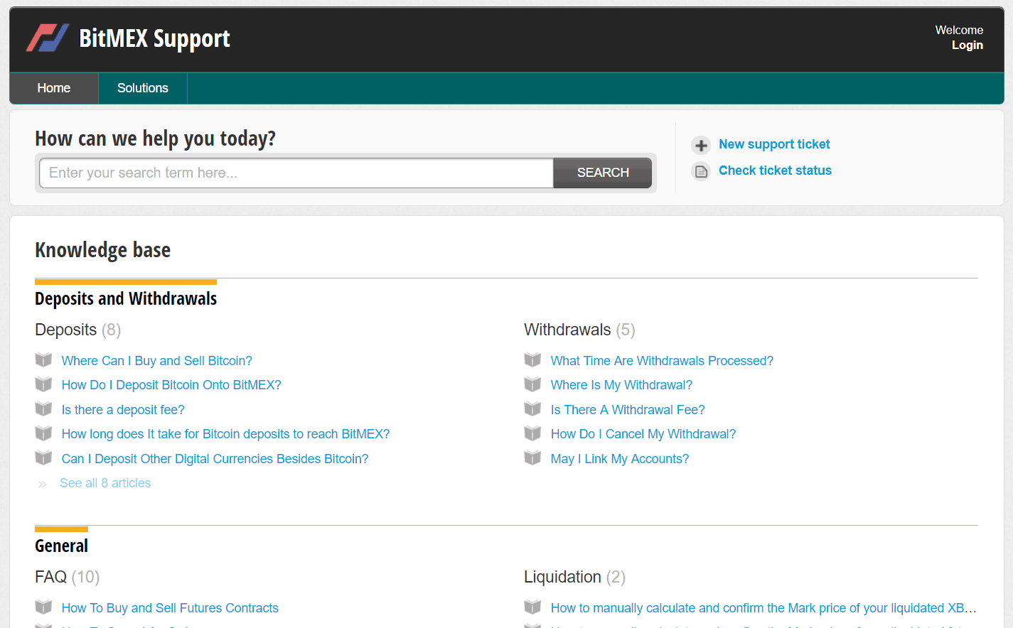 The BitMEX Support Portal 
