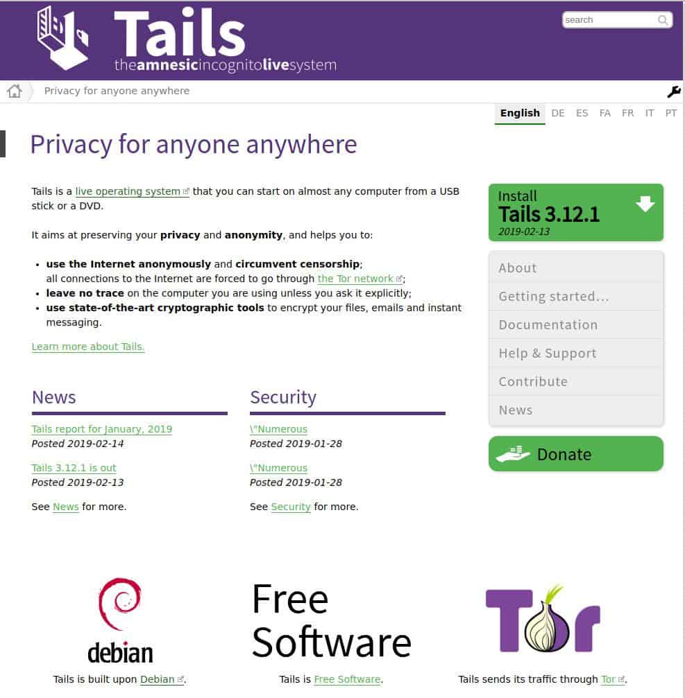 Tails OS "width =" 987 "height =" 1007 "srcset =" https://blokt.com/wp-content/uploads/2020/06/tails-os.jpeg 987w, https://blokt.com/wp -content / uploads / 2020/06 / tails-os-294x300.jpeg 294w, https://blokt.com/wp-content/uploads/2020/06/tails-os-768x784.jpeg 768w, https: // blokt .com / wp-content / uploads / 2020/06 / tails-os-696x710.jpeg 696w, https://blokt.com/wp-content/uploads/2020/06/tails-os-412x420.jpeg 412w, https : //blokt.com/wp-content/uploads/2020/06/tails-os-356x364.jpeg 356w "tailles =" (largeur max: 987px) 100vw, 987px